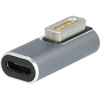vhbw USB type C naar MagSafe 1 adapter compatibel met Apple A1304, A1278, A1369, A1342, A1374, A1370, laptop 2,8 x 1,25 x 0,7 cm 100 W vhbw USB type C naar MagSafe 1 adapter compatibel met Apple A1304, A1278, A1369, A1342, A1374, A1370, laptop 2,8 x 1,25 x 0,7 cm 100 W
