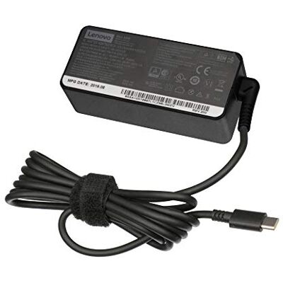 Lenovo 45W Standard AC Adapter USB T-C 4X20M26256 zwart Lenovo 45W Standard AC Adapter USB T-C 4X20M26256 zwart