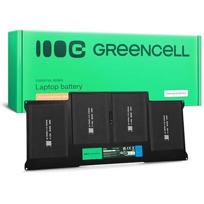 Green Cell A1405 A1496 A1377 accu voor Apple MacBook Air 13 A1369 A1466 (2010, 2011, 2012, 2013, 2014, 2015, 2017) (47Wh 7,6V) Green Cell A1405 A1496 A1377 accu voor Apple MacBook Air 13 A1369 A1466 (2010, 2011, 2012, 2013, 2014, 2015, 2017) (47Wh 7,6V)