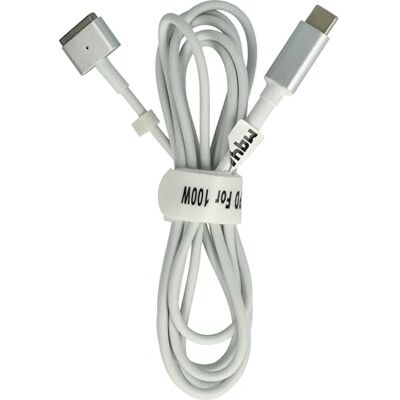 vhbw USB type C naar MagSafe 2 adapterkabel compatibel met Apple MacBook Pro 15 inch (eind 2012-2017) notebook, laptop, 170 cm, 100 W, PVC vhbw USB type C naar MagSafe 2 adapterkabel compatibel met Apple MacBook Pro 15 inch (eind 2012-2017) notebook, laptop, 170 cm, 100 W, PVC