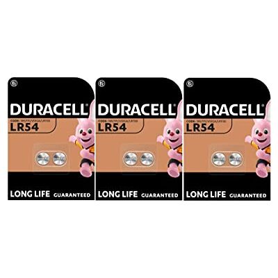 Duracell 6 x LR54 LR1130 V10GA 189 191 batterijen (3 x 2 batterijen) Duracell 6 x LR54 LR1130 V10GA 189 191 batterijen (3 x 2 batterijen)