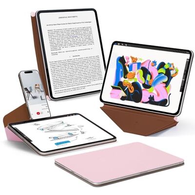 MOFT Dynamische folio hoes voor iPad Air 13 inch (M4 2026/M3 2025/M2 2024), magnetische dunne hoes met 20 kijkhoeken, automatische slaap/wek, ultradun, lichtroze Plus de 20 angles de vue Non mince Fin À clipser sans couture Support magnétique MOFT Dynamische folio hoes voor iPad Air 13 inch (M4 2026/M3 2025/M2 2024), magnetische dunne hoes met 20 kijkhoeken, automatische slaap/wek, ultradun, lichtroze Plus de 20 angles de vue Non mince Fin À clipser sans couture Support magnétique
