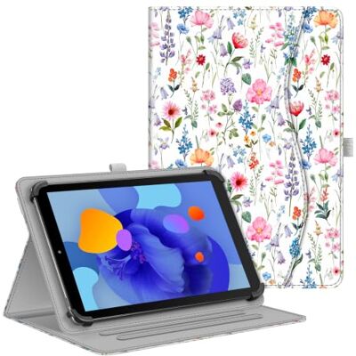 FINTIE Universele hoes voor tablet 10 inch 10,1 inch 11 inch bloem Universele hoes met meerdere hoeken voor 9-11 inch tablet, laptop, AWOW, Whitedeer, Hasskya, Tabwee, Doogee 10 inch FINTIE Universele hoes voor tablet 10 inch 10,1 inch 11 inch bloem Universele hoes met meerdere hoeken voor 9-11 inch tablet, laptop, AWOW, Whitedeer, Hasskya, Tabwee, Doogee 10 inch