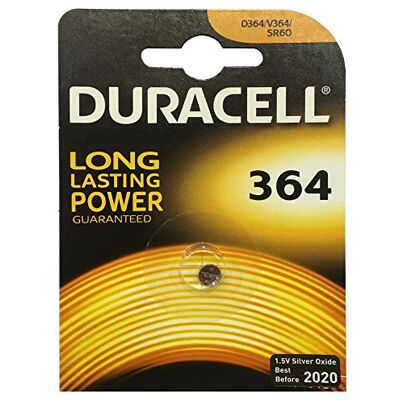 Duracell Batterijen SR621SW 364 SR60 RW320 Zilveroxide 1,5 V Duracell Batterijen SR621SW 364 SR60 RW320 Zilveroxide 1,5 V