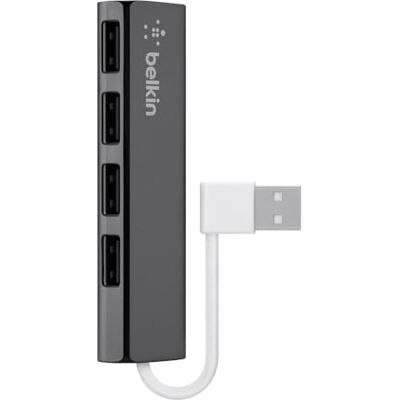 Belkin F4U042bt Hub USB 2.0, zwart Belkin F4U042bt Hub USB 2.0, zwart