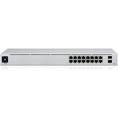 Ubiquiti Networks US-16-150W 2-laags switch met (16) Gigabit Ethernet-poorten en (2) Gigabit SFP-poorten Ubiquiti Networks US-16-150W 2-laags switch met (16) Gigabit Ethernet-poorten en (2) Gigabit SFP-poorten