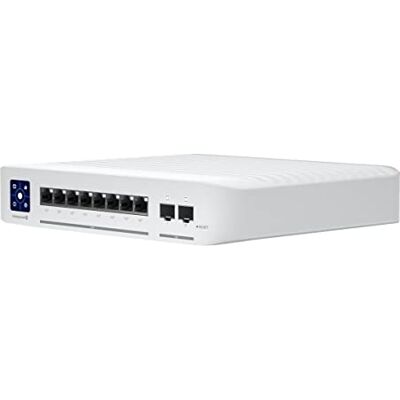 Ubiquiti Networks Ubiquiti UniFi Enterprise 8 PoE Managed L3 2.5G Ethernet (100/1000/2500) Ethernet-verbinding, ondersteunt vi-voeding Ubiquiti Networks Ubiquiti UniFi Enterprise 8 PoE Managed L3 2.5G Ethernet (100/1000/2500) Ethernet-verbinding, ondersteunt vi-voeding