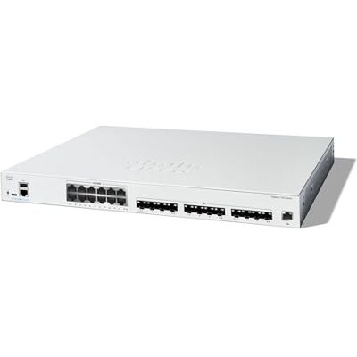 Cisco Systems Catalyst 1300-24XTS Managed Switch 12 poorten 10G koper, 12 x 10GE-SFP+, beperkte levenslange bescherming (C1300-24XTS) Cisco Systems Catalyst 1300-24XTS Managed Switch 12 poorten 10G koper, 12 x 10GE-SFP+, beperkte levenslange bescherming (C1300-24XTS)