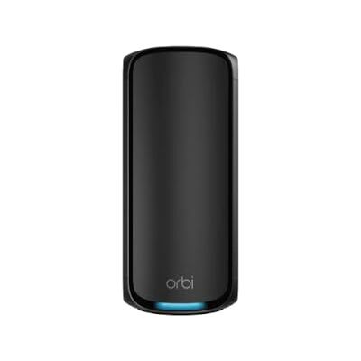 Netgear Orbi 970-serie Satellite Mesh WiFi 7 RBE970B Werkt met Orbi RBE972S en RBE973S Tot 27 Gbit/s Breidt de dekking uit tot 300 m² en 200 apparaten Quad-Band BE27000 Zwart Netgear Orbi 970-serie Satellite Mesh WiFi 7 RBE970B Werkt met Orbi RBE972S en RBE973S Tot 27 Gbit/s Breidt de dekking uit tot 300 m² en 200 apparaten Quad-Band BE27000 Zwart