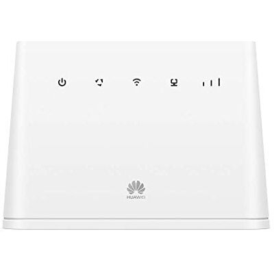 Huawei B311-221 4G LTE Router 2 (Cat.4, 4G LTE tot 150 Mbit/s (download), 50 Mbit/s (upload), WiFi 300 Mbps, 1x Gigabit LAN, 1x TEL) wit Huawei B311-221 4G LTE Router 2 (Cat.4, 4G LTE tot 150 Mbit/s (download), 50 Mbit/s (upload), WiFi 300 Mbps, 1x Gigabit LAN, 1x TEL) wit