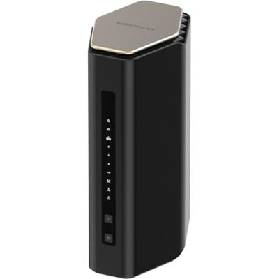 Netgear Nighthawk Tri-Band WiFi 7 Router (RS600) – veiligheidsfuncties, draadloze snelheid BE18000 (tot 18 Gbit/s) – 10 Gbps internetpoort – dekt tot 250 m², 150 apparaten Netgear Nighthawk Tri-Band WiFi 7 Router (RS600) – veiligheidsfuncties, draadloze snelheid BE18000 (tot 18 Gbit/s) – 10 Gbps internetpoort – dekt tot 250 m², 150 apparaten