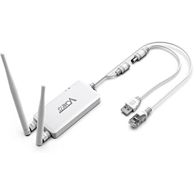 Vonets VAP11S Mini WiFi Bridge/Draadloze Repeater/Industriële 2.4GHz Router met 2 Externe Antennes, Grote Partner voor Elektronische Weegschaal, PLC, DVR Vonets VAP11S Mini WiFi Bridge/Draadloze Repeater/Industriële 2.4GHz Router met 2 Externe Antennes, Grote Partner voor Elektronische Weegschaal, PLC, DVR