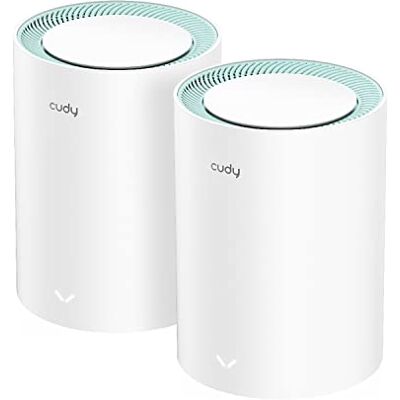 Cudy M1300 2 stuks AC1200 Gigabit Full Mesh WiFi-systeem, dual-band, wifi-extender, high-gain antennes, VPN, Cloudflare, verbind tot 100 apparaten Cudy M1300 2 stuks AC1200 Gigabit Full Mesh WiFi-systeem, dual-band, wifi-extender, high-gain antennes, VPN, Cloudflare, verbind tot 100 apparaten