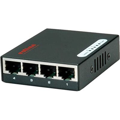 Roline Gigabit Ethernet-schakelaar, pocket, 4 poorten – netwerkschakelaar (pocket, 4 poorten, full duplex) Roline Gigabit Ethernet-schakelaar, pocket, 4 poorten – netwerkschakelaar (pocket, 4 poorten, full duplex)