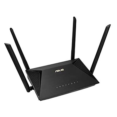 Asus RT-AX1800U WiFi router, dual-band voor betere compatibiliteit met TS-apparaten, snelle verbinding dankzij WiFi6, geïntegreerde internetbescherming met beperkte updates, zwart Asus RT-AX1800U WiFi router, dual-band voor betere compatibiliteit met TS-apparaten, snelle verbinding dankzij WiFi6, geïntegreerde internetbescherming met beperkte updates, zwart