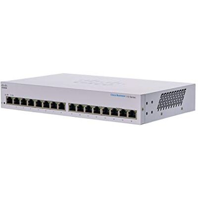 Cisco Systems CBS110-16T-D Niet-beheerbare Business Switch 16 GE-poorten Beperkte levenslange garantie (CBS110-16T-D) Cisco Systems CBS110-16T-D Niet-beheerbare Business Switch 16 GE-poorten Beperkte levenslange garantie (CBS110-16T-D)