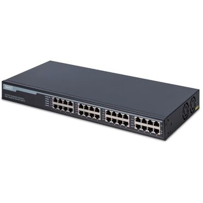 Digitus PoE-injector, 16 poorten, IEEE802.3at, 10 Gbit/s, 19 inch rack, totaal 250 watt, tot 30 watt/poort Digitus PoE-injector, 16 poorten, IEEE802.3at, 10 Gbit/s, 19 inch rack, totaal 250 watt, tot 30 watt/poort