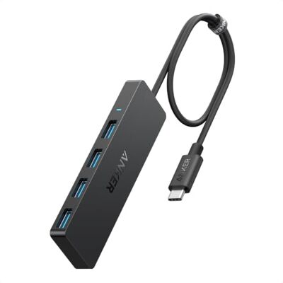 Anker USB-C-hub, MacBook Pro-adapter met meerdere USB 3.0-poorten Anker USB-C-hub, MacBook Pro-adapter met meerdere USB 3.0-poorten