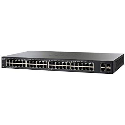 Cisco Systems SF220-48 Smart Switch, 48 snelle Ethernet-poorten 10/100, 2 Gigabit Ethernet (GbE), Limited Lifetime Bescherming (SF220-48-K9-UK) Cisco Systems SF220-48 Smart Switch, 48 snelle Ethernet-poorten 10/100, 2 Gigabit Ethernet (GbE), Limited Lifetime Bescherming (SF220-48-K9-UK)