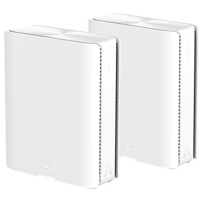 Asus ZenWiFi BQ16 White 2-pack WiFi 7 quad-band BE25000 (802.11be) mesh, bandbreedte 320 MHz en 4096-QAM, twee 10G-poorten, back-up WAN, netwerkbeveiliging en AiMesh compatibel Asus ZenWiFi BQ16 White 2-pack WiFi 7 quad-band BE25000 (802.11be) mesh, bandbreedte 320 MHz en 4096-QAM, twee 10G-poorten, back-up WAN, netwerkbeveiliging en AiMesh compatibel
