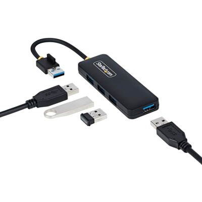 StarTech . com 4-poorts USB-A-hub, 5 Gbps, busvoeding, mini-USB-hub, multiport USB 3.0 splitter, desktop USB 3.0 hub StarTech . com 4-poorts USB-A-hub, 5 Gbps, busvoeding, mini-USB-hub, multiport USB 3.0 splitter, desktop USB 3.0 hub
