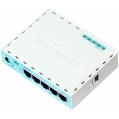 Mikrotik RB750GR3 bedrade router Gigabit Ethernet Turkoois, Wit Mikrotik RB750GR3 bedrade router Gigabit Ethernet Turkoois, Wit