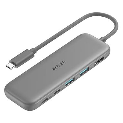 Anker USB 332 hub, 5-in-1 hub met 4K HDMI display Anker USB 332 hub, 5-in-1 hub met 4K HDMI display