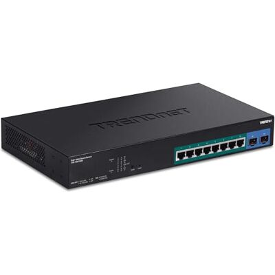 TRENDnet TPE-1021WS Gigabit Web Smart PoE+ Switch 10 poorten met 8 Gigabit PoE+ poorten, 2 SFP slots, 130 W PoE Budget VLAN, QoS, LACP, Statische routing IPv4/IPv6 TRENDnet TPE-1021WS Gigabit Web Smart PoE+ Switch 10 poorten met 8 Gigabit PoE+ poorten, 2 SFP slots, 130 W PoE Budget VLAN, QoS, LACP, Statische routing IPv4/IPv6