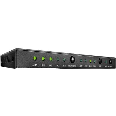 LINDY Switch HDMI 2.0 18G 4 poorten met audio LINDY Switch HDMI 2.0 18G 4 poorten met audio