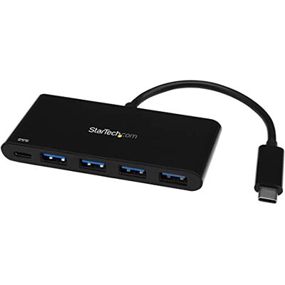 StarTech . com 4-poorts USB-C hub met Power Delivery USB-C naar 4x USB-A USB 3.0 (HB30C4AFPD) StarTech . com 4-poorts USB-C hub met Power Delivery USB-C naar 4x USB-A USB 3.0 (HB30C4AFPD)
