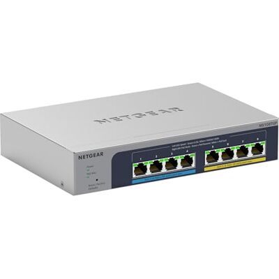 Netgear (MS108TUP) Ultra60 PoE 8-poorts Multi-Gigabit Ethernet Smart Switch beheerbaar, met 4 PoE++ poorten en 4 230 W SFP+ poorten, optioneel Insight Cloud-beheer, desktop of rack Netgear (MS108TUP) Ultra60 PoE 8-poorts Multi-Gigabit Ethernet Smart Switch beheerbaar, met 4 PoE++ poorten en 4 230 W SFP+ poorten, optioneel Insight Cloud-beheer, desktop of rack