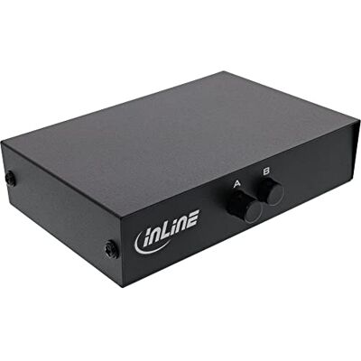 InLine 2-weg serieschakelaar RS232 9-polig Sub-D 60609 InLine 2-weg serieschakelaar RS232 9-polig Sub-D 60609