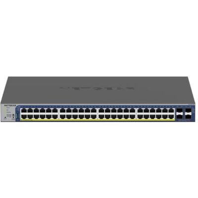 Netgear (GS752TXUP) 52-poorts Ultra60 PoE Gigabit Ethernet Smart Switch beheerd, met 32 x PoE+ en 16 x PoE++ 640 W, 4 x 10G SFP+, optioneel Insight Cloud Management, desktop- of rekmontage Netgear (GS752TXUP) 52-poorts Ultra60 PoE Gigabit Ethernet Smart Switch beheerd, met 32 x PoE+ en 16 x PoE++ 640 W, 4 x 10G SFP+, optioneel Insight Cloud Management, desktop- of rekmontage