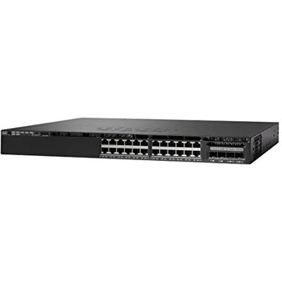 Cisco Systems Catalyst 3650-24PD-L netwerkschakelaar, 24 GbE PoE+-poorten, 2 x 10 G high-link poorten en 2 x 1 G, verbeterde levensduur garantie (WS-C3650-24PD-L) Cisco Systems Catalyst 3650-24PD-L netwerkschakelaar, 24 GbE PoE+-poorten, 2 x 10 G high-link poorten en 2 x 1 G, verbeterde levensduur garantie (WS-C3650-24PD-L)