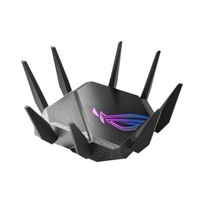 Asus Rog GT-AXE11000 – Gaming-router Wi-Fi 6E – Triple Band + 6 GHz band, WAN/LAN-aansluiting 2,5 G, compatibel met PS5, VPN Fusion, drievoudige spelversneller, gratis netwerkbeveiliging, AiMesh Asus Rog GT-AXE11000 – Gaming-router Wi-Fi 6E – Triple Band + 6 GHz band, WAN/LAN-aansluiting 2,5 G, compatibel met PS5, VPN Fusion, drievoudige spelversneller, gratis netwerkbeveiliging, AiMesh