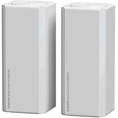 XIAOMI Mesh System AX3000 NE (2 stuks) EU XIAOMI Mesh System AX3000 NE (2 stuks) EU
