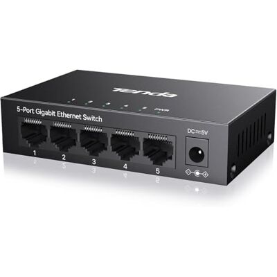 Tenda Gigabit Ethernet tafelschakelaar voor externe videobewakingsset Tenda Gigabit Ethernet tafelschakelaar voor externe videobewakingsset