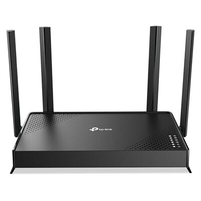 TP-Link WLAN 7 Archer BE220 WLAN-router BE3600Mbps Dual-Band, 5 Gigabit-poorten, 4 externe antennes, 4K-QAM, MLO, MU-MIMO, Beamforming, VPN, HomeShield TP-Link WLAN 7 Archer BE220 WLAN-router BE3600Mbps Dual-Band, 5 Gigabit-poorten, 4 externe antennes, 4K-QAM, MLO, MU-MIMO, Beamforming, VPN, HomeShield