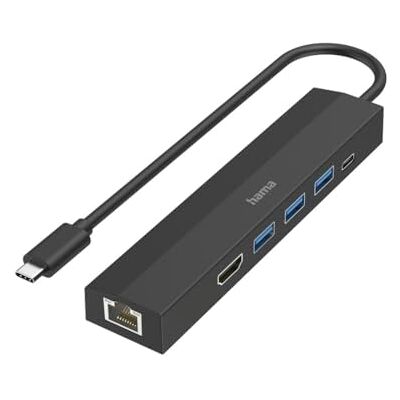 Hama HUB 00200144 USB C, zwart Hama HUB 00200144 USB C, zwart