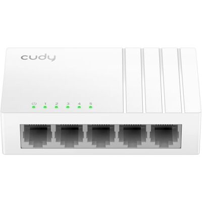 Cudy 5-poorts gigabit ethernet netwerkschakelaar, voedingsingang 5x GbE, type C-voeding, plug & play, zelfonderhandeling, auto MDI/MDI-X, jumbo-frame, QoS, kunststof behuizing Cudy 5-poorts gigabit ethernet netwerkschakelaar, voedingsingang 5x GbE, type C-voeding, plug & play, zelfonderhandeling, auto MDI/MDI-X, jumbo-frame, QoS, kunststof behuizing