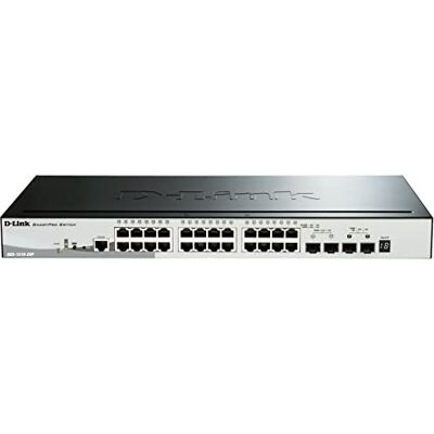 D-Link 28-poorts Smart PoE Switch 2X 10G D-Link 28-poorts Smart PoE Switch 2X 10G