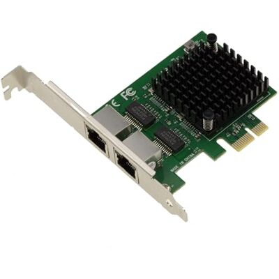 KALEA-INFORMATIQUE PCIe-kaart netwerkcontroller 2.5G x2 LAN Gigabit Ethernet 2 poorten RJ45 Dual chipset Intel I226 SRKTU ondersteuning 10 100 1000 2500 1G 2.5 G KALEA-INFORMATIQUE PCIe-kaart netwerkcontroller 2.5G x2 LAN Gigabit Ethernet 2 poorten RJ45 Dual chipset Intel I226 SRKTU ondersteuning 10 100 1000 2500 1G 2.5 G