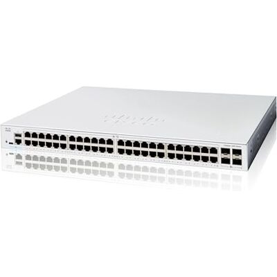Cisco Systems Catalyst 1200-48T-4G, GE 48 poorten, SFP GE 4x1, beperkte levenslange bescherming (C1200-48T-4G) Cisco Systems Catalyst 1200-48T-4G, GE 48 poorten, SFP GE 4x1, beperkte levenslange bescherming (C1200-48T-4G)