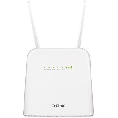D-Link DWR-960 Cat 7 Wi-Fi AC1200 LTE Router, 4G/3G mobiele router, Multi WAN, Gigabit-poorten, geïntegreerde simkaartsleuf, dubbele firewall en fail-safe internet D-Link DWR-960 Cat 7 Wi-Fi AC1200 LTE Router, 4G/3G mobiele router, Multi WAN, Gigabit-poorten, geïntegreerde simkaartsleuf, dubbele firewall en fail-safe internet