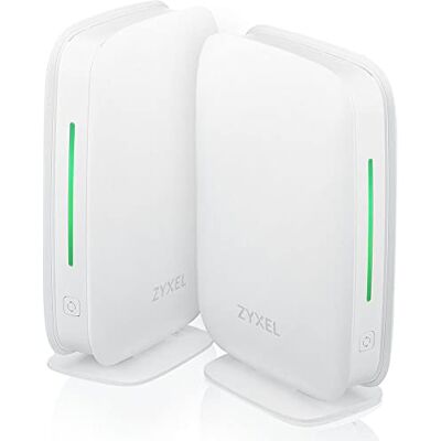 Zyxel WSM20 2 stuks M1 WiFi 6 AX1800 wifi-netwerksysteem compatibel met Alexa Zyxel WSM20 2 stuks M1 WiFi 6 AX1800 wifi-netwerksysteem compatibel met Alexa
