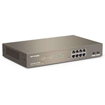 Tenda SWITCH IP-COM 8GE+2SFP L2 CLOUD POE MANAGEMENT G3310P-8-150W Tenda SWITCH IP-COM 8GE+2SFP L2 CLOUD POE MANAGEMENT G3310P-8-150W