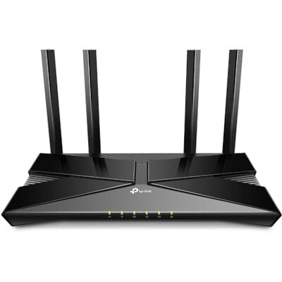 TP-Link WiFi 6 router, AX 3000 Mbps dual-band wifi-router, wifi 6, 5 gigabit-poorten, USB 3.0-poort, 4 krachtige antennes, OneMesh, WPA3, ouderlijk toezicht, geïntegreerde antivirus (Archer AX53) TP-Link WiFi 6 router, AX 3000 Mbps dual-band wifi-router, wifi 6, 5 gigabit-poorten, USB 3.0-poort, 4 krachtige antennes, OneMesh, WPA3, ouderlijk toezicht, geïntegreerde antivirus (Archer AX53)