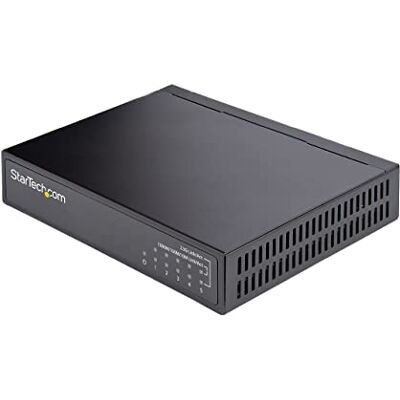 StarTech .com Ethernet-switch 2,5 G – RJ45-schakelaar 2,5GBASE-T onbeheerd – Switch 5 poorten achterwaarts compatibel met apparaten 10/100/1000 Mbps – ethernetverdeler – wifi-netwerkschakelaar StarTech .com Ethernet-switch 2,5 G – RJ45-schakelaar 2,5GBASE-T onbeheerd – Switch 5 poorten achterwaarts compatibel met apparaten 10/100/1000 Mbps – ethernetverdeler – wifi-netwerkschakelaar