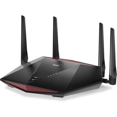 Netgear XR1000 Nighthawk WiFi 6 Gaming Router Draadloze Dual-Band Router (2,4 GHz/5 GHz) Gigabit Ethernet Nero Netgear XR1000 Nighthawk WiFi 6 Gaming Router Draadloze Dual-Band Router (2,4 GHz/5 GHz) Gigabit Ethernet Nero
