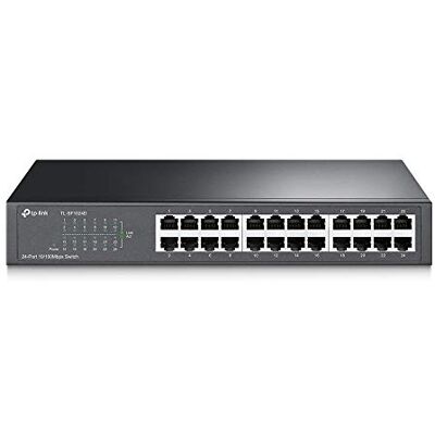 TP-Link TL-SF1024D Switch met 24 poorten, 10/100 Mbps (desktop/rackable, metalen behuizing) TP-Link TL-SF1024D Switch met 24 poorten, 10/100 Mbps (desktop/rackable, metalen behuizing)